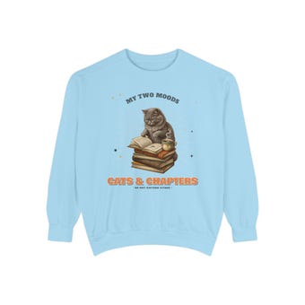 Cats and Chapters Sweatshirt photo 5