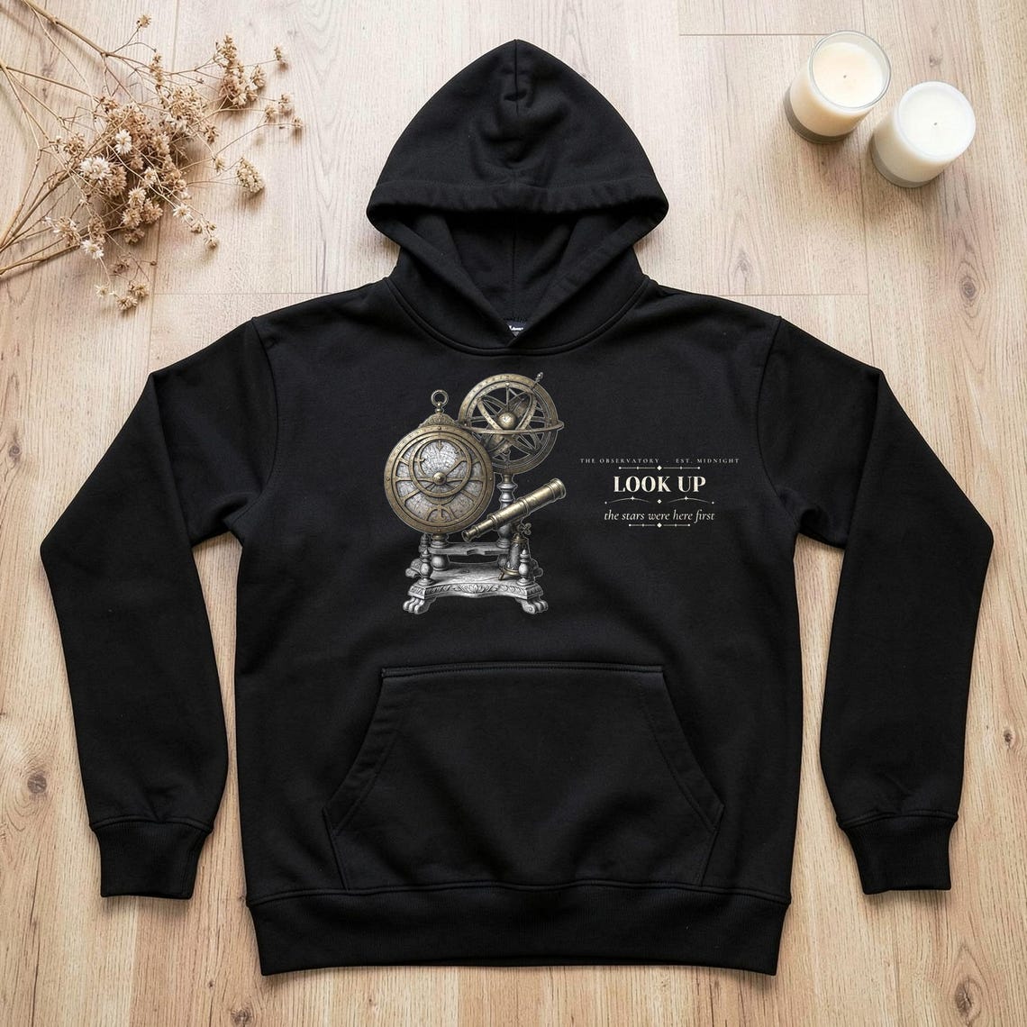 Dark Academia Astronomy Hoodie by WedgeAtelier