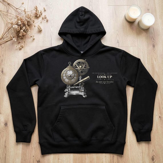 Dark Academia Astronomy Hoodie by WedgeAtelier