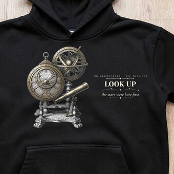 Dark Academia Astronomy Hoodie photo 3