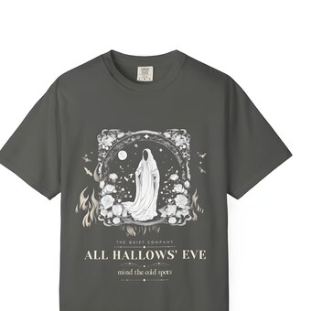 Gothic Ghost Halloween Shirt photo 2