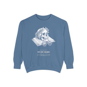 Dark Academia Skull Sweatshirt photo 5