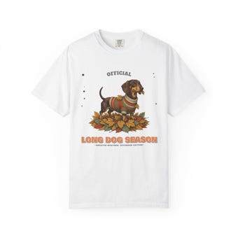 Long Dog Season Dachshund Tee photo 2