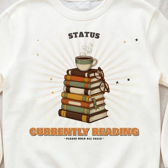 Book Lover Sweatshirt photo 3