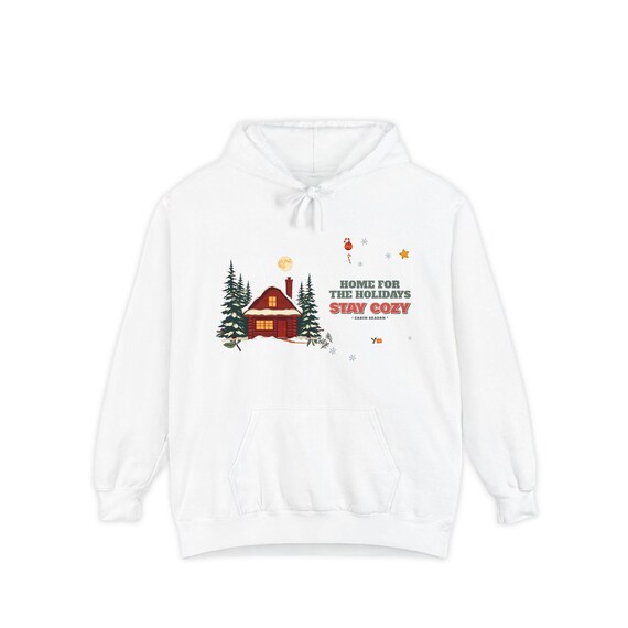 Stay Cozy Cabin Christmas Hoodie by WedgeAtelier