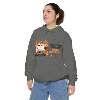 Books and Boos Comfort Colors Hoodie photo 6