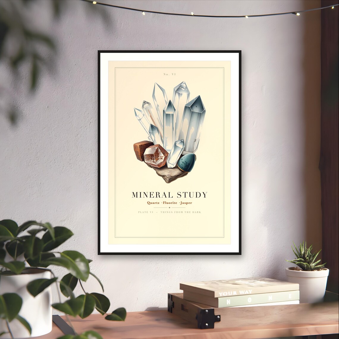 Mineral Study Print — art print by WedgeAtelier