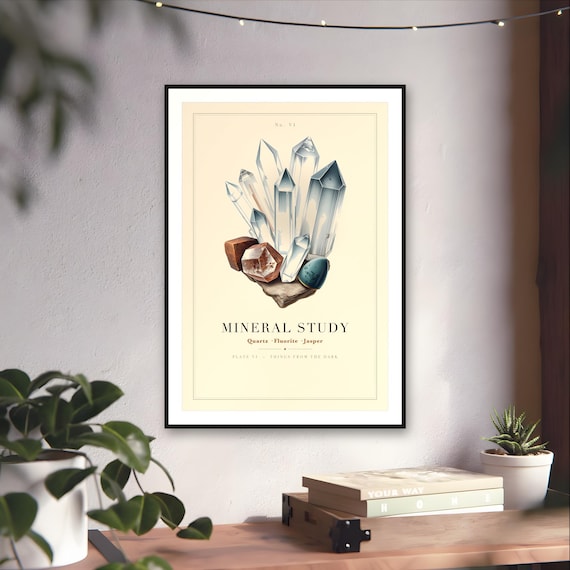 Mineral Study Print — art print by WedgeAtelier