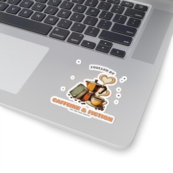 Caffeine and Fiction Sticker photo 2