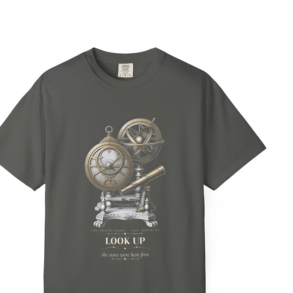 Dark Academia Astronomy Shirt — Comfort Colors tee by WedgeAtelier
