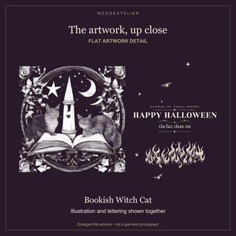 Witch Cat Halloween Hoodie photo 3