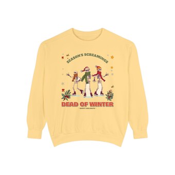 Ice Skating Skeletons Sweatshirt photo 3