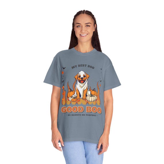 Dog Ghost Costume Halloween Shirt by WedgeAtelier