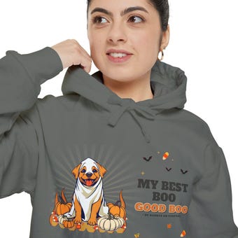 Good Boo Dog Ghost Costume Hoodie photo 5
