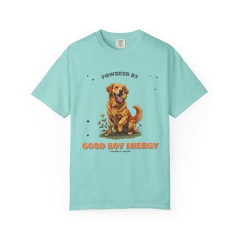 Good Boy Energy Golden Retriever Shirt photo 5