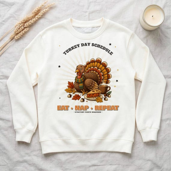 Funny Thanksgiving Sweatshirt by WedgeAtelier