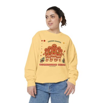 Gingerbread Squad Crewneck Sweatshirt photo 5