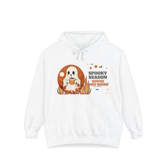 Ghost Coffee Halloween Hoodie photo 2