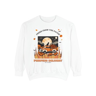 Comfort Colors Pumpkin Delivery Sweatshirt photo 2