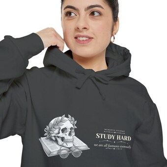 Dark Academia Skull Hoodie photo 6