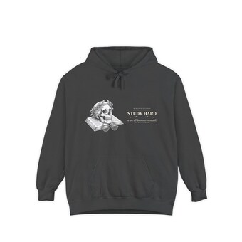 Dark Academia Skull Hoodie photo 2