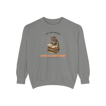 Cats and Chapters Sweatshirt photo 6