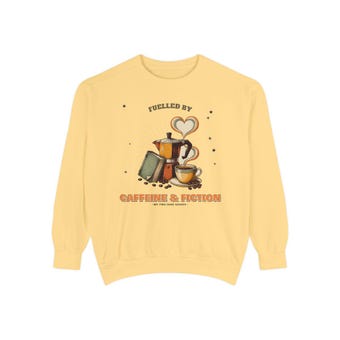 Caffeine and Fiction Sweatshirt photo 3