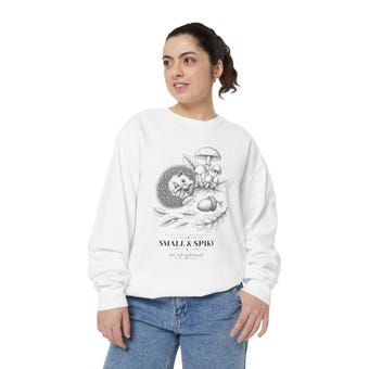 Cottagecore Hedgehog Sweatshirt photo 4