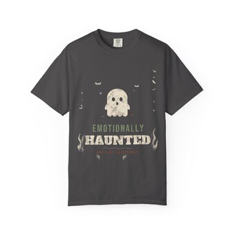 Emotionally Haunted Ghost Tee photo 5