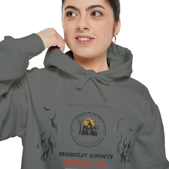 Moonlit County Fright Co. Hoodie photo 5