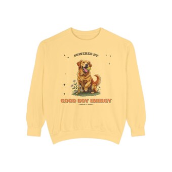 Good Boy Energy Golden Retriever Sweatshirt photo 3