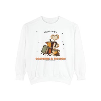 Caffeine and Fiction Sweatshirt photo 2