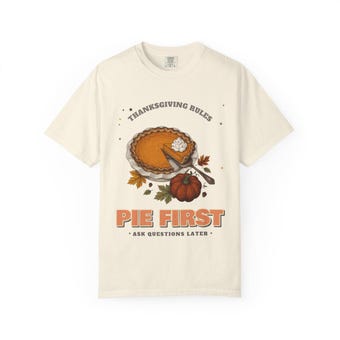 Pie First Thanksgiving Shirt photo 2