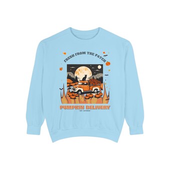 Comfort Colors Pumpkin Delivery Sweatshirt photo 6