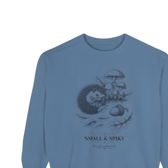 Cottagecore Hedgehog Sweatshirt photo 6
