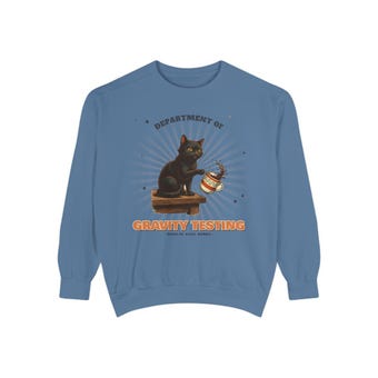 Gravity Testing Cat Sweatshirt photo 4