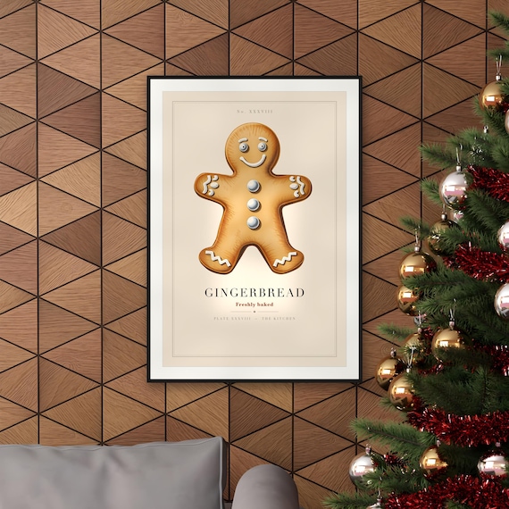 Vintage Gingerbread Specimen Plate Print — art print by WedgeAtelier