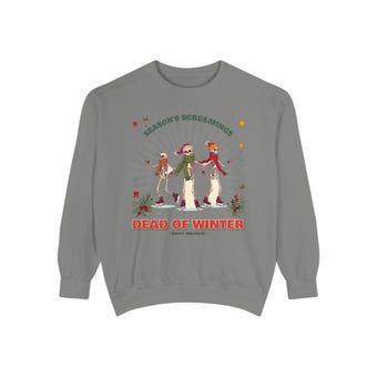 Ice Skating Skeletons Sweatshirt photo 4