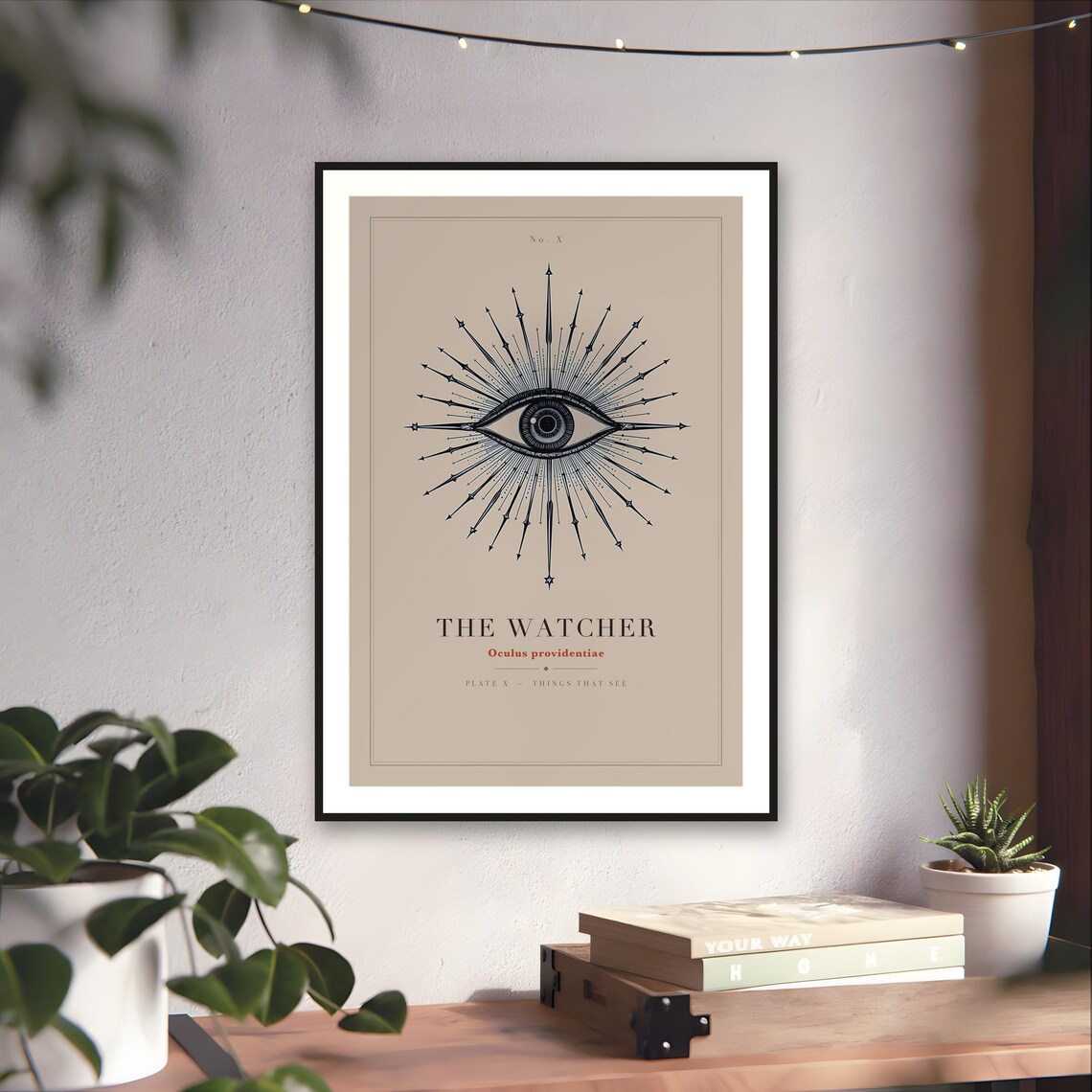 All-Seeing Eye Print — art print by WedgeAtelier