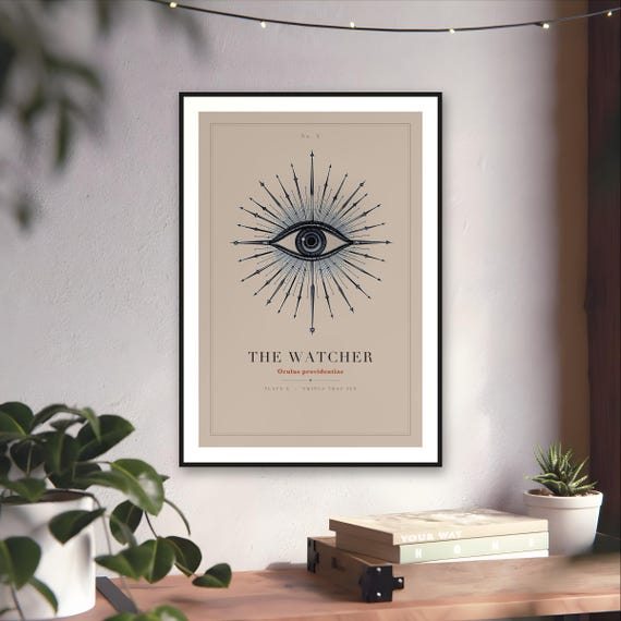 All-Seeing Eye Print — art print by WedgeAtelier