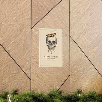 Memento Mori Skull Print photo 5