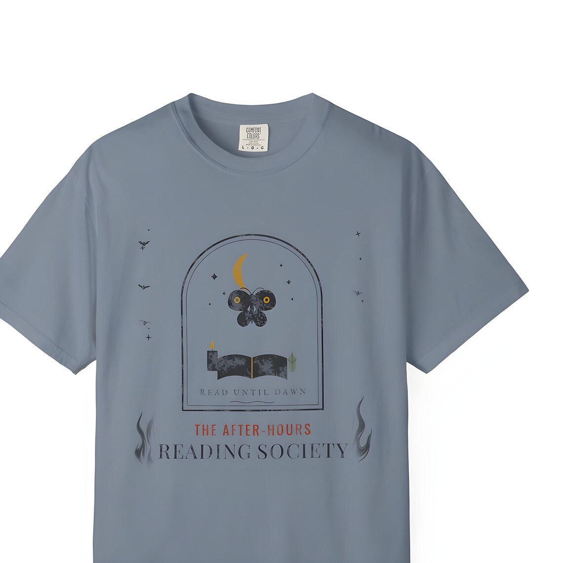 Dark Academia Reading Society Tee — Comfort Colors tee by WedgeAtelier
