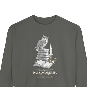 Dark Academia Owl Sweatshirt photo 2