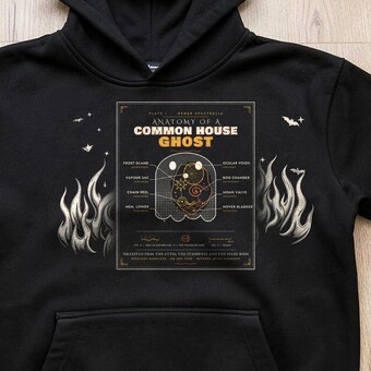 Funny Ghost Anatomy Hoodie photo 3