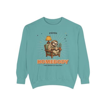 Sloth Homebody Sweatshirt photo 6