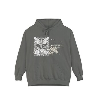Gothic Moth Engraving Hoodie photo 5