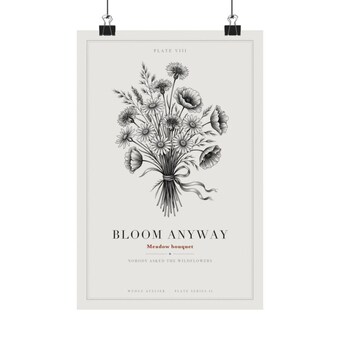 Wildflower Bouquet Print photo 2