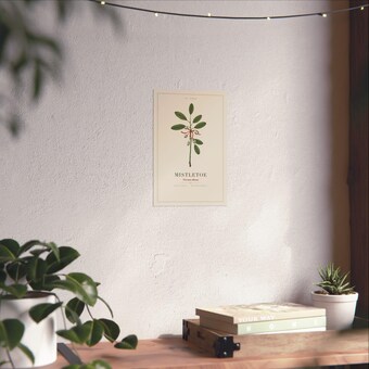 Mistletoe Botanical Print photo 6