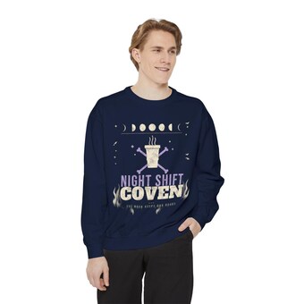Night Shift Coven Nurse Sweatshirt photo 3