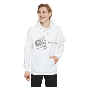 Cottagecore Hedgehog Mushroom Hoodie photo 5